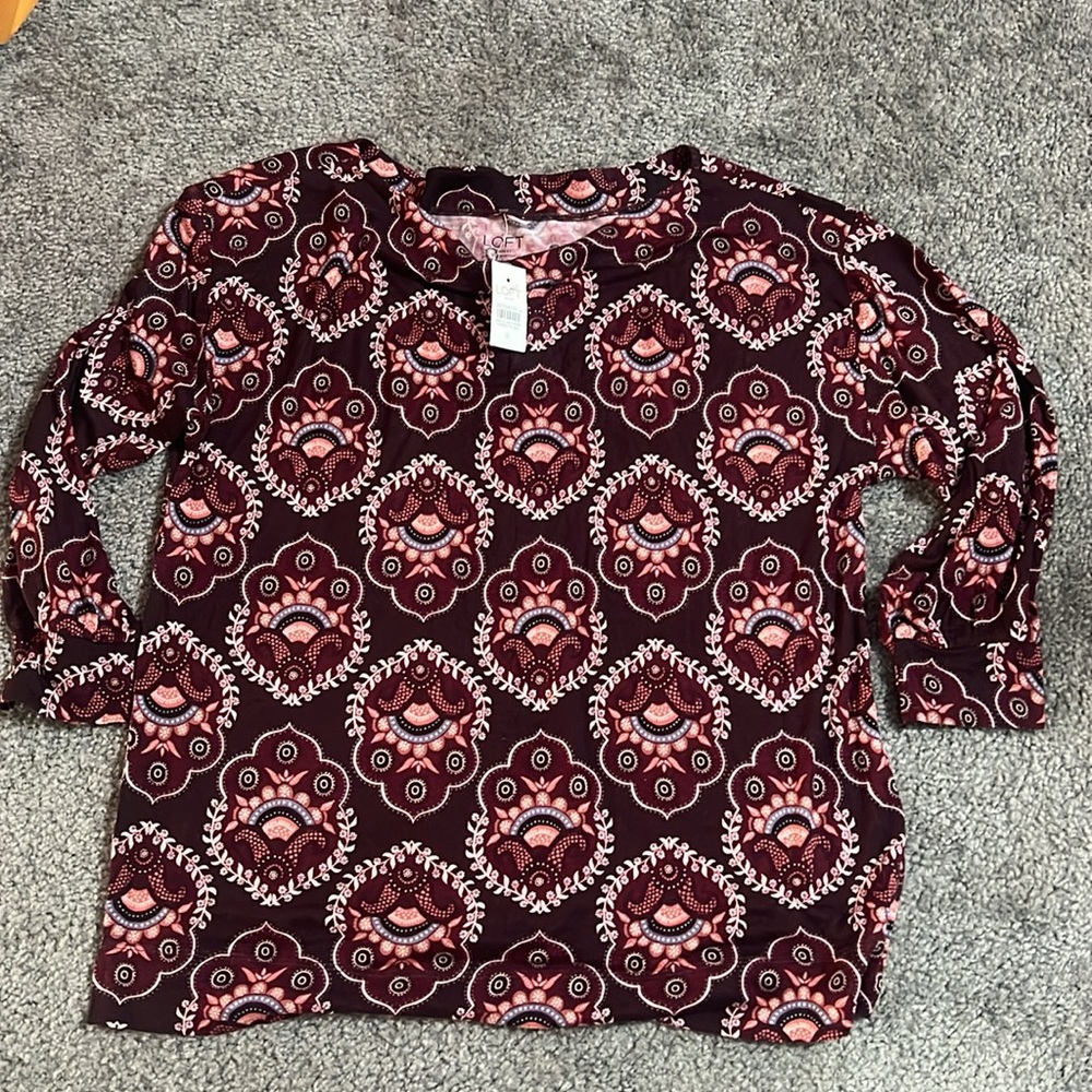 Loft 3/4 sleeve shirt